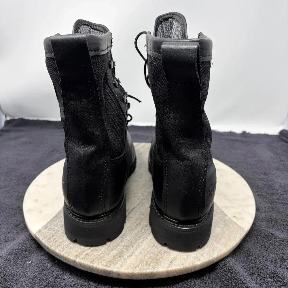 Bates Gore-Tex Black Leather Waterproof Combat Military Tactical Boots 7.5